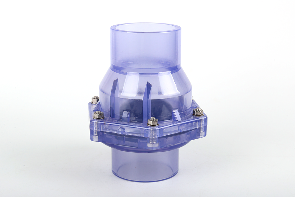 沙河口透明翻板式止回阀